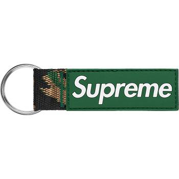 Akcesoria Supreme Webbing Keychain Zielone | PL184HK