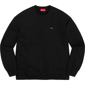 Bluzy Supreme Small Box Crewneck Czarne | PL286FM