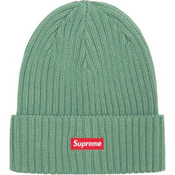Czapki Supreme Overdyed Zimowe Zielone | PL107JJ